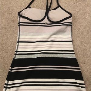 Lulu Lemon striped workout tank